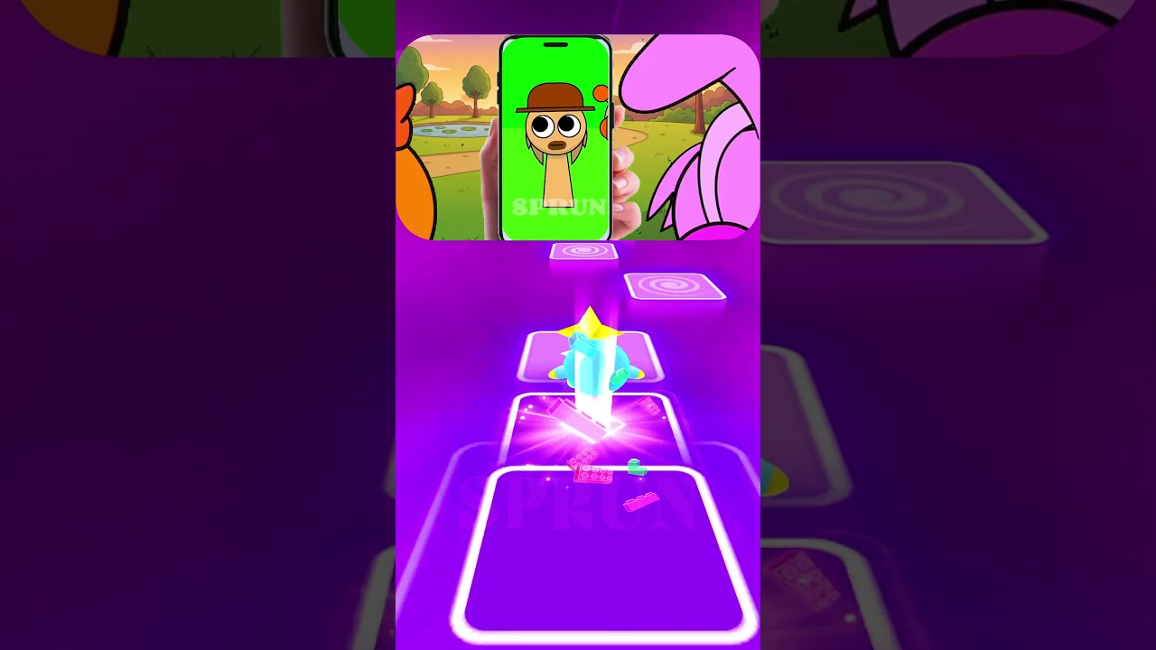 Funny Sprunki x Tiles Hop Part 75 