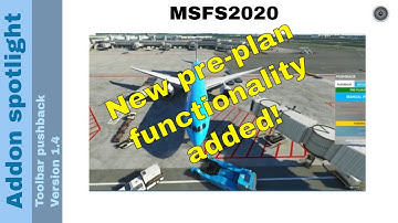 Flight Simulator 2020 - Addon spotlight - Toolbar pushback - version 1.4