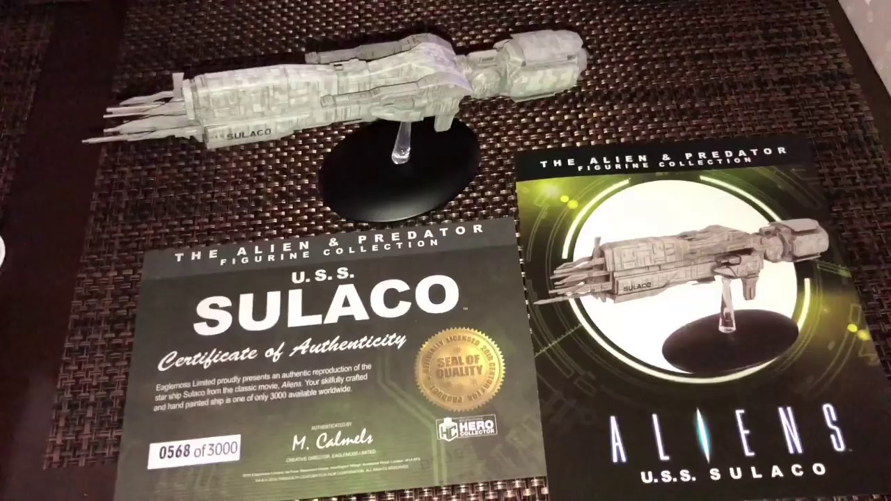 Eaglemoss Alien & Predators Collection U.S.S. Sulaco REVIEW YouTube