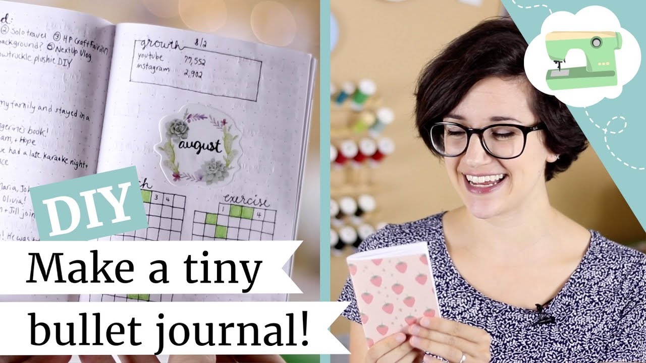 Make a Tiny Bullet Journal - DIY Traveler's Notebook Passport Refill