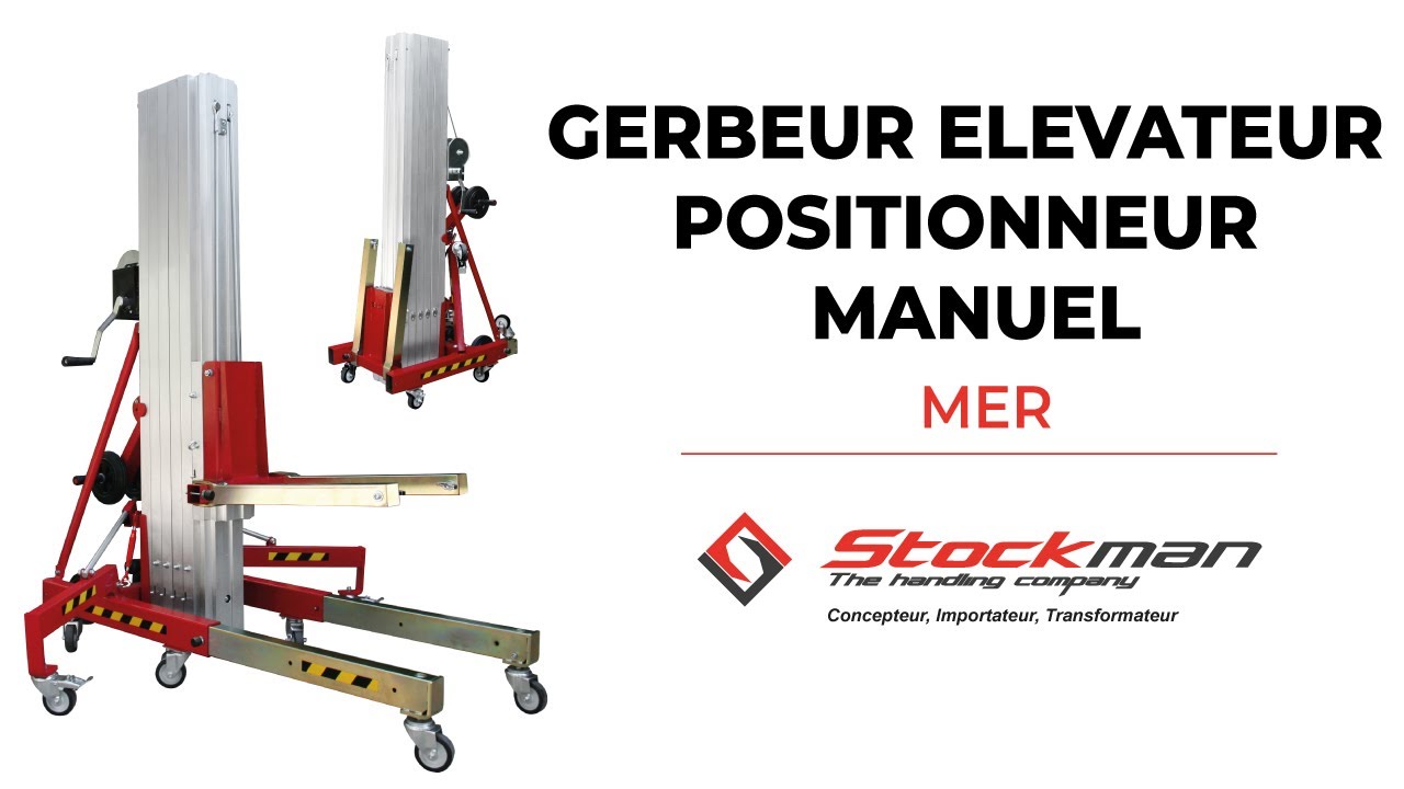 Elévateur positionneur manuel 150 kg | Axess Industries