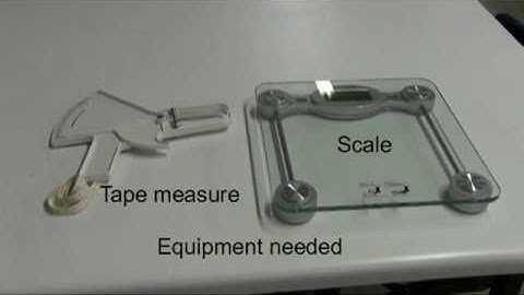 Practical session 1: Body Comp - Station B 1 Anthropometry