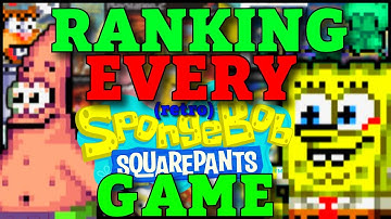 I Played and Ranked EVERY Retro Spongebob Game