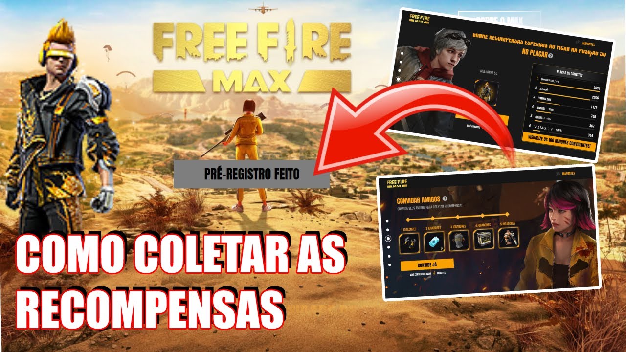 Free Fire Max: faça o pré-registro e ganhe recompensas ao convidar amigos,  saiba como