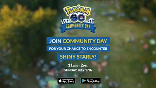 #PokemonGOCommunityDay with Starly!