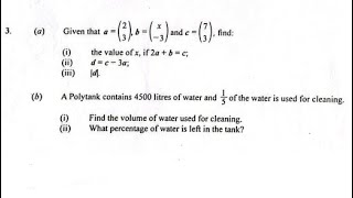 BECE 2025 MATHS PAPER 2_QUE 3