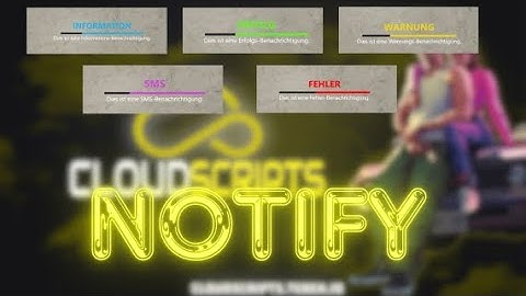 FiveM Notify Script Standalone CloudScripts