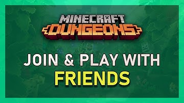 Minecraft Dungeons - How To Join & Play With Friends - Multiplayer