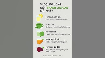 5 LOẠI NƯỚC UỐNG GIÚP THANH LỌC GAN#songkhoe #songkhoevadep #thanhlocgan #shorts