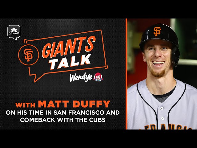 Former Giant Matt Duffy discusses his time in San Francisco, comeback with  Cubs