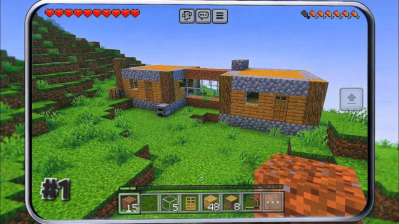 I Build A Flat House 🏠 Day 1 | Minecraft Video | Oko Gaming India 