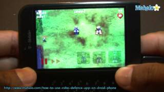 How to Use Robo Defence App on Droid Phone screenshot 2