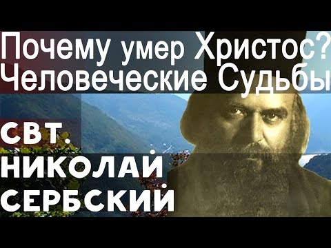 Не отчаивайся над своей Судьбой. Христос умер за Нас! Николай Сербский Свт.