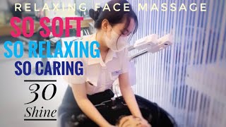 Vietnamese Barbershop 30Shine so relaxing good caring face massage that it makes you fall asleep😴