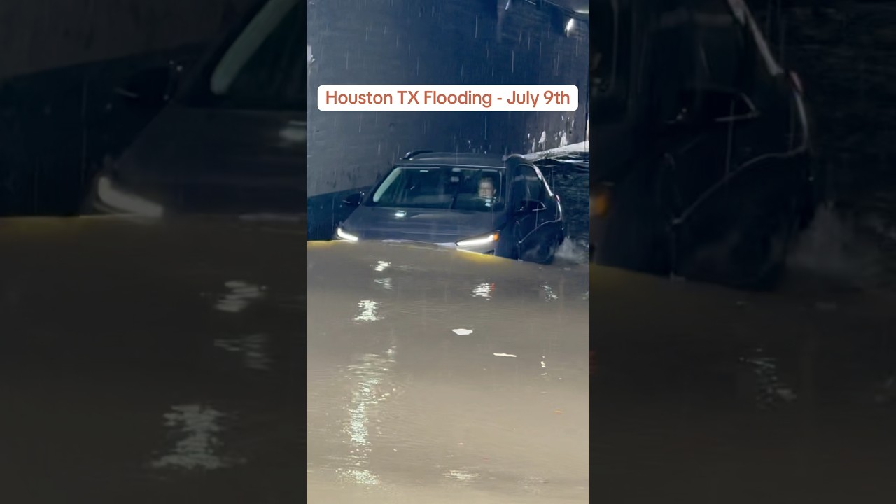 Houston, TX Sees More Flooding - July 9, 2025