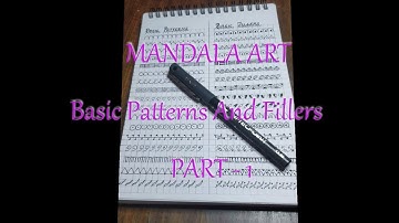 Mandala Art | Basic Fillers and Patterns | Part 1