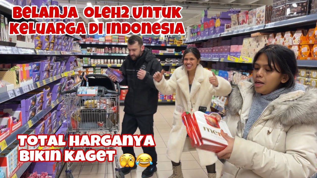 BELANJA OLEH-OLEH UNTUK KELUARGA DI INDONESIA 🇮🇩