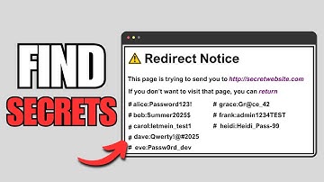 How Hackers Find Secrets in Website Redirect Pages | picoCTF - Findme