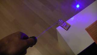 650mW 445nm Blueray Laser Flashlight