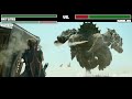 Artemis and Hunter vs. Diablos fight WITH HEALTHBARS | HD | Monster Hunter