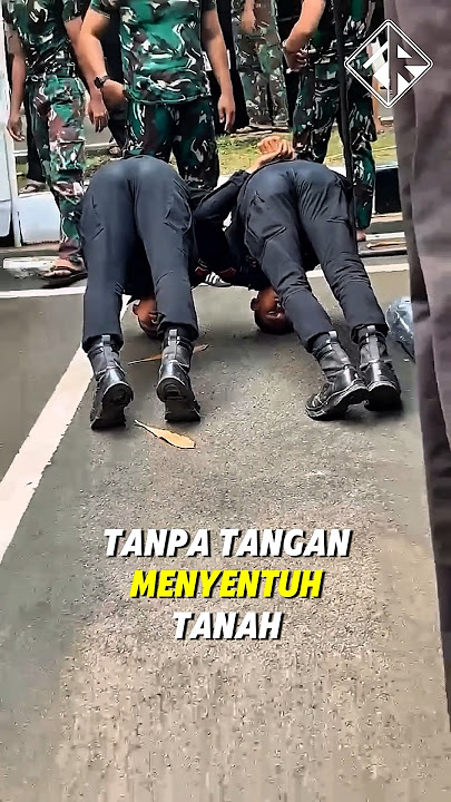 BRIMOB members look for trouble with the TNI, and end up being punished immediately.