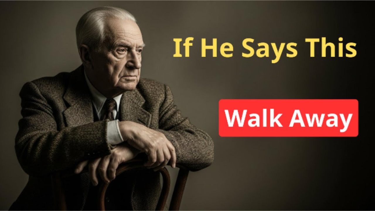 If He Says These 5 Things, Don’t Stay | Carl Jung Wisdom