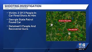 Fight inside car leads to shots fired along Georgia road, deputies say