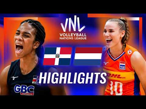 Dominican Republic 🇩🇴 vs. Netherlands 🇳🇱 - Highlights | Week 1 | Women's VNL 2026