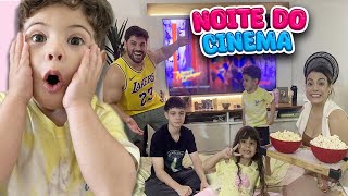 SURPREENDI AS CRIANÇAS COM NOITE DO CINEMA - NÃO ACREDITO QUE O ZYON FEZ ISSO! | Kathy Castricini