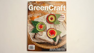 Greencraft Magazine Winter 2018 Flower Fun with Barb Owen - HowToGetCreative.com