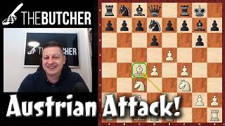 One of The FASTEST Ways to Smash Pirc - Austrian Attack 7.Bc4!