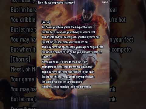 Chris Dario-Distrac Messi 2.ft AI #distrack #lyrics