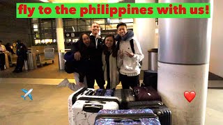 (PHILIPPINES) FLY TO THE PH WITH US! Vlogmas Day 22 | Nicole Laeno