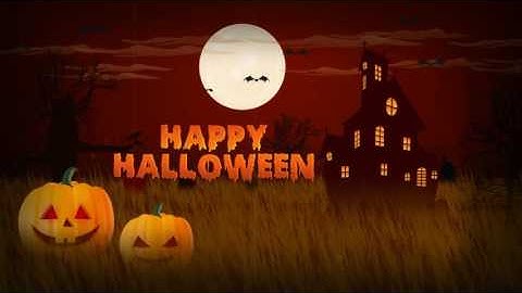 Happy Halloween Title Intro - After Effects Project Files | VideoHive 13111025