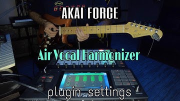 Akai Force | Air Vocal Harmonizer plugin settings