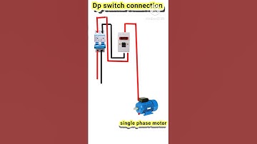 dp switch connection || dp switch wiring ||dp switch connection motor #shorts #electrician #wiring