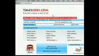 Working for Peanuts - Log on to timesjobs.com screenshot 4