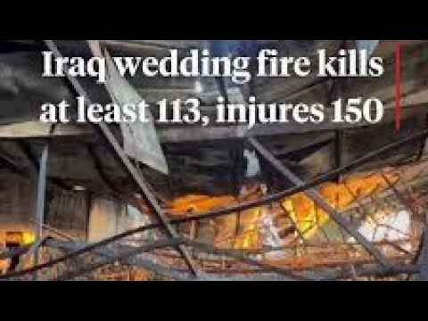 Iraq wedding fire | Iraq fire around 100 killed in blaze at wedding ...