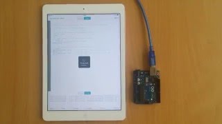 ArduinoCode - Arduino IDE on iOS. Compile & upload Blink sketch to Arduino Uno over USB
