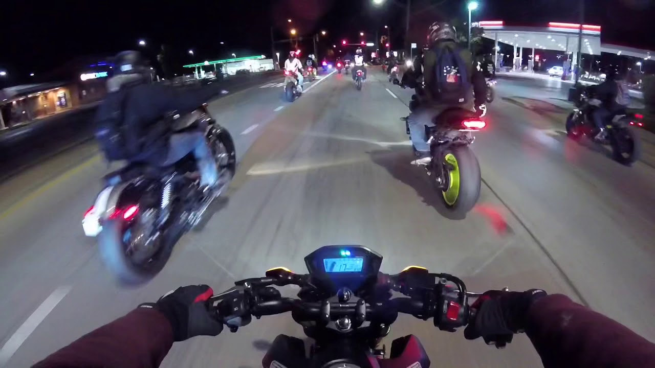 Motorcycle group ride crash |ALMOST RAN HIM OVER| - YouTube