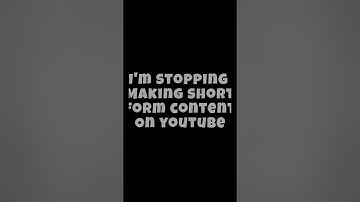 Quitting youtube shorts (Look at description)