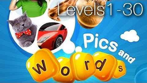 4 Images 1 Word Levels 1-30 Answers