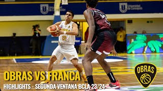 Obras vs Franca / Highlights / BCLA / 21-01-2023