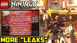 PART 2 Plot Leak Surfaces! (but is it real?) 🐉 Ninjago Dragons Rising Season 2 News!