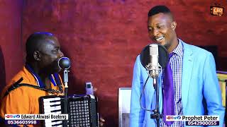 Edward Akwasi Boateng Met His Old Friend Prophet Peter @Lio Studio - Spirit Filled Songs