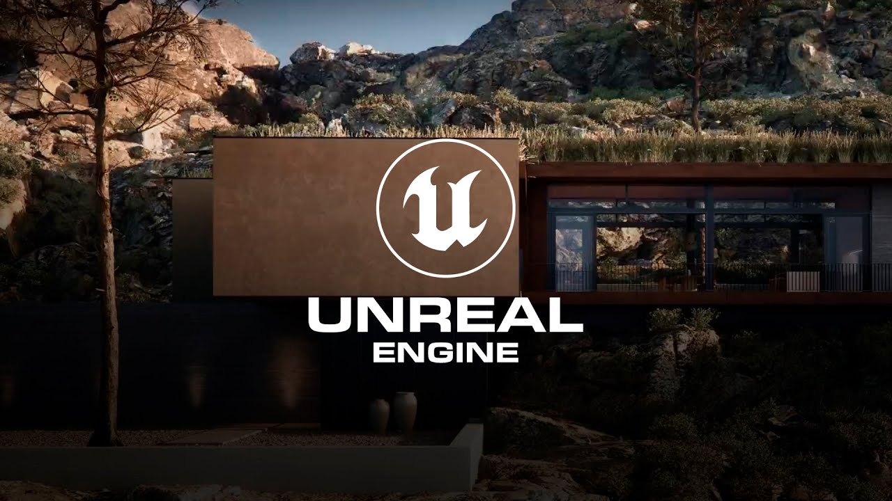 House in the valley [Unreal Engine / Archviz] - YouTube