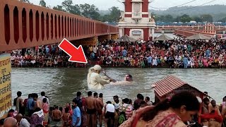 हरिद्वार महाकुंभ में गंगा नदी में डूब रहे अपने भक्तों की जान बचाने दौड़े चले आए साईं बाबा