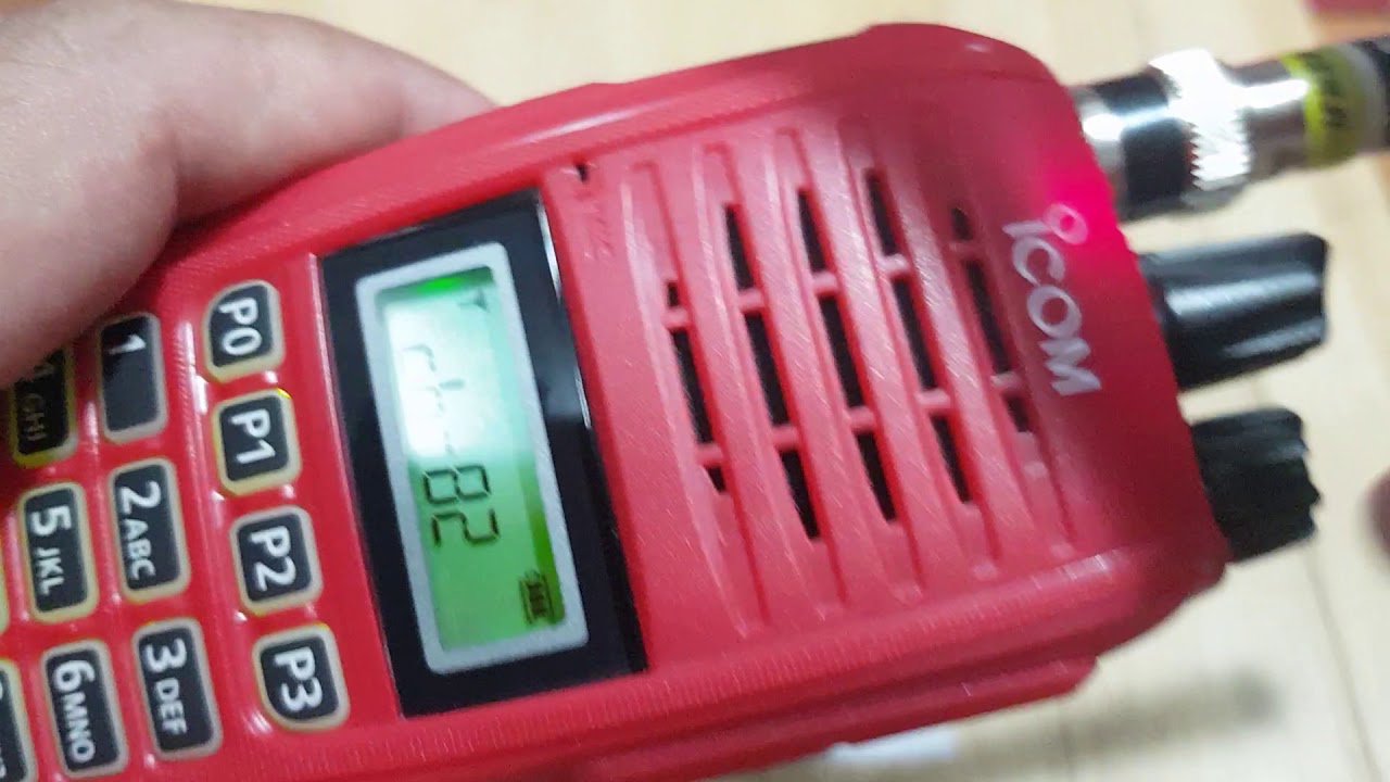 วิธีปรับเกนไมค์ (Gain mic) Icom 50FX