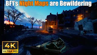 Battlefield 1 in 2024: Night Maps are the BEST - Full Match on Prise de Tahure [PC 4K]