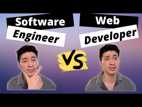Video: Kā programmatūras inženierija atšķiras no tīmekļa inženierijas?